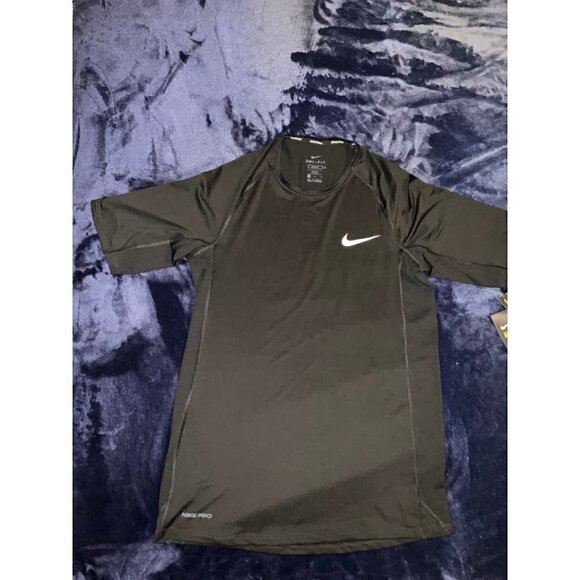 Nike Pro Dri Fit Slim Fit Training Shirt Size Medium Tall - Picture 1 of 7
